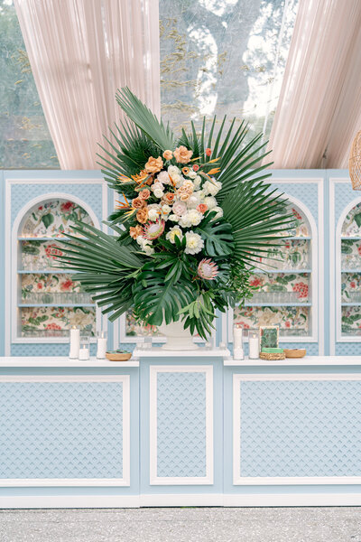 Charleston Wedding with timeless custom bar