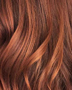 Red balayage