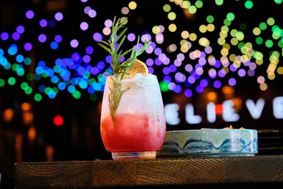 Zero Proof Cocktail - Rosemary Blueberry Smash 6-min