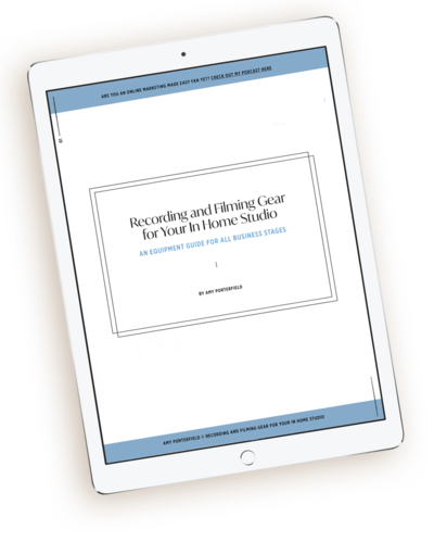 Gear Guide Mockup on iPad - Online Marketing Expert