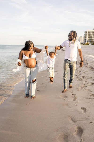 Black Family Miami Beach Photos