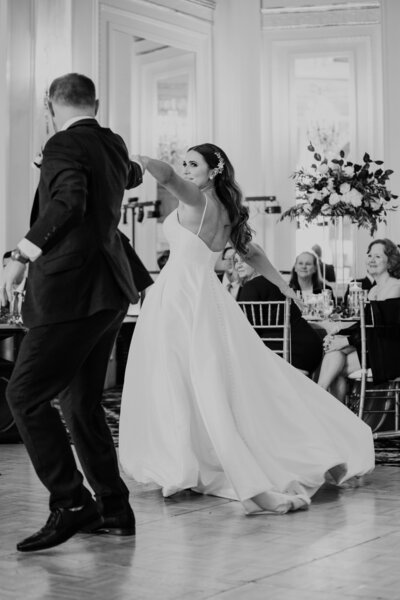 Bride and Groom first dance