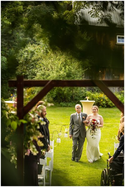 Colby Hill Inn - Outdoor Wedding Ceremony