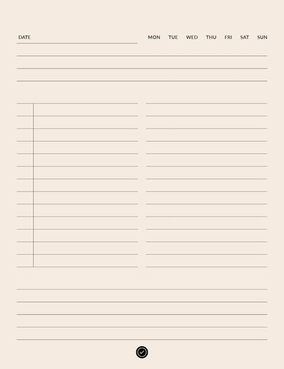 Notebook No 13 Digital Planner by Click 2 Plan-119
