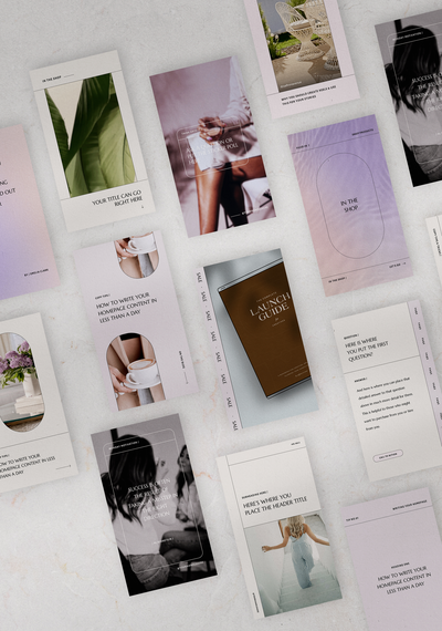 Creative and Stylish Social Media Templates for Instagram and Fashion Bloggers