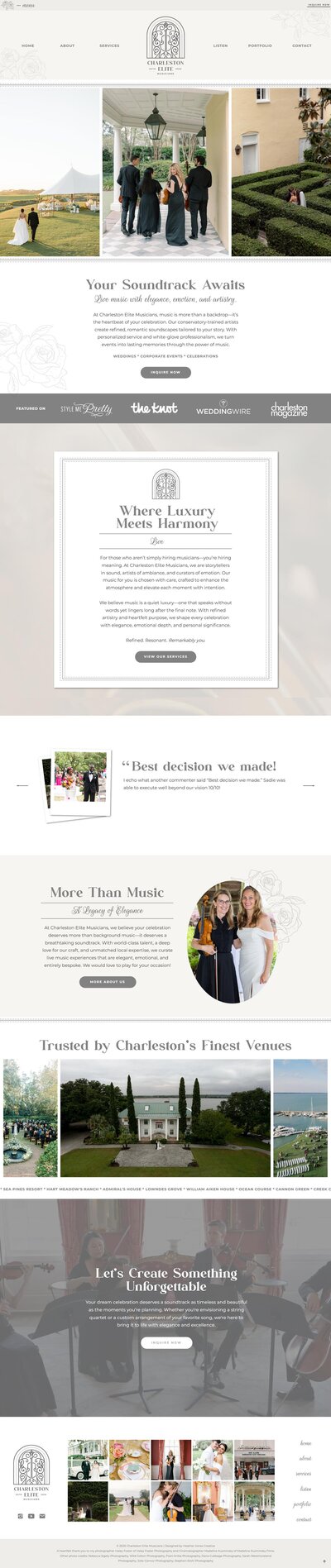 Kim Leto's Custom SHowit Website Design by Heather Jones Creative