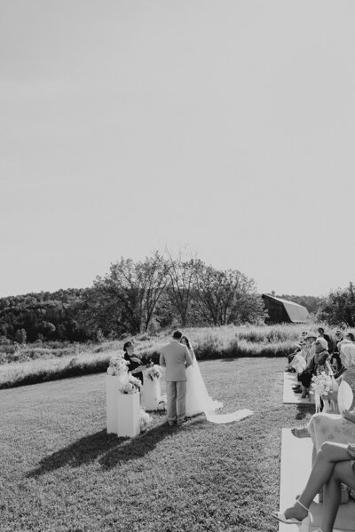 Blurry black and white bridal photos