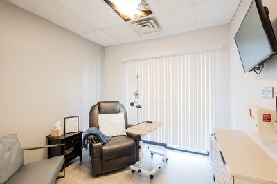Clean private suite in Nevada Infusion Office