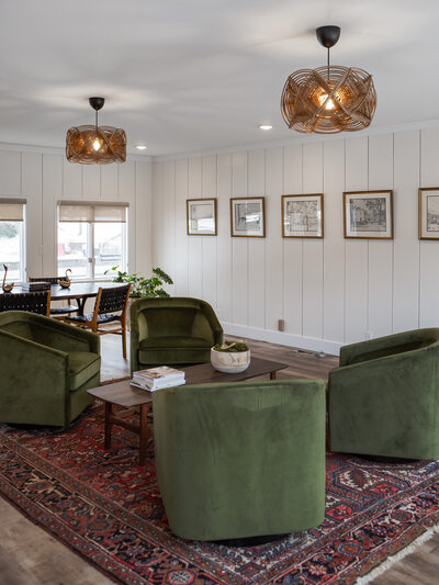 Welcome to Oak & Olive, a design + build firm serving residential and commercial clients who are interested in remodeling or new construction services as well as interior design. Our superpower is our ability to manage your project from concept to completion, all under one roof! Lindsay Lucas of Lindsay Laine Interiors and Dan James Ludwig of Hometown Design + Build