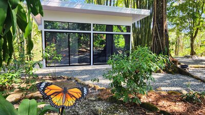 a building at a retreat center in costa rica 