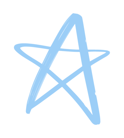 Social Kat Media brand element blue star