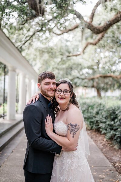 Brittany + Korbin's  elopement at The Fountain at Forsyth Park - The Savannah Elopement Package, Flowers by Ivory and Beau