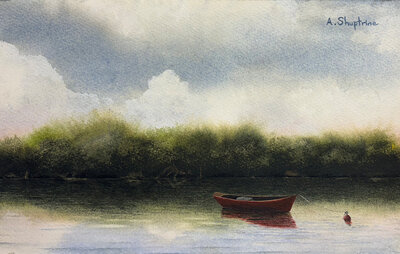 The Red Galley © Alan Shuptrine, Artist