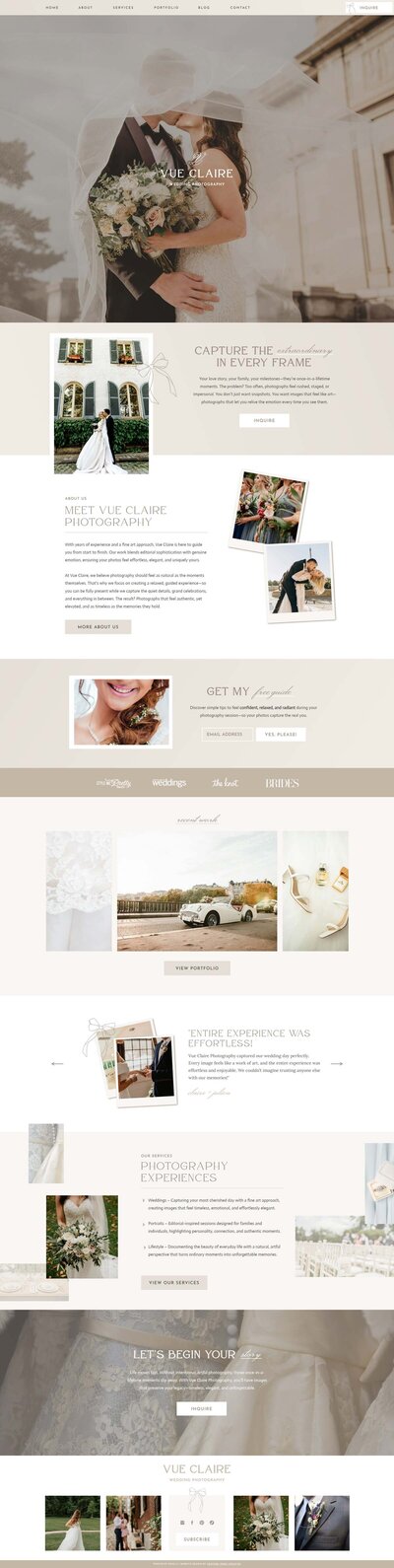 Showit Templates |  Heather Jones Creative | Simone