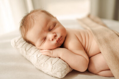 Lifestyle newborn shoot