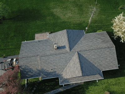 Completed roof showcasing quality materials by Black Bear Roofing.