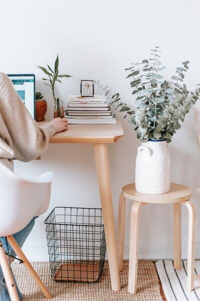 Woman getting ready to hire someone for her small business website