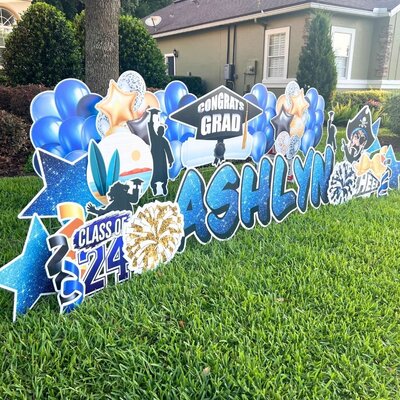 custom yard sign for graduation