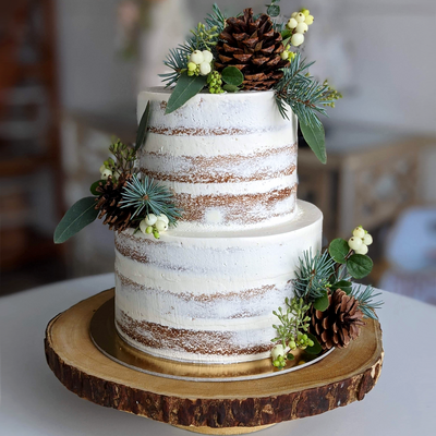 Whippt Kitchen - rustic wedding cake Sept 2020 2