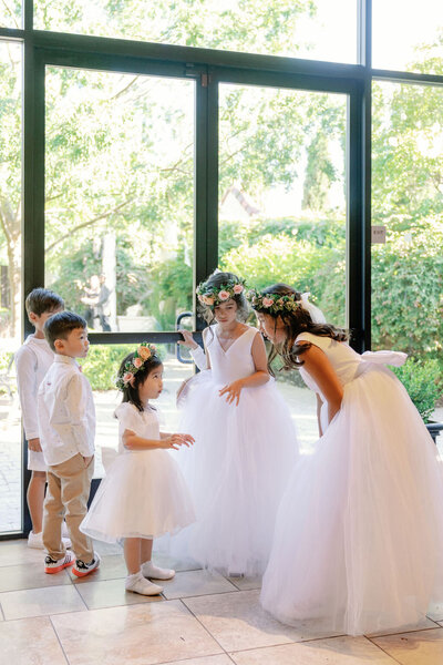 Filled with Flowers Summer Wedding at Elegant Mediterranean-Style Winery in Napa Valley CA