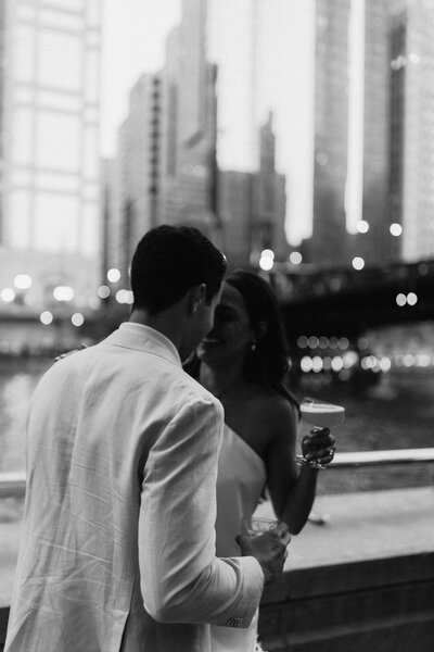 Photo of a couple in Chicago
