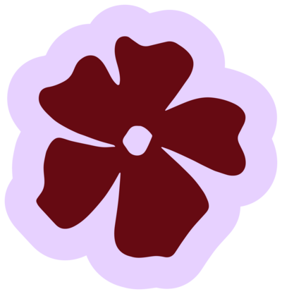 Simple flower graphic for Soulve Studio