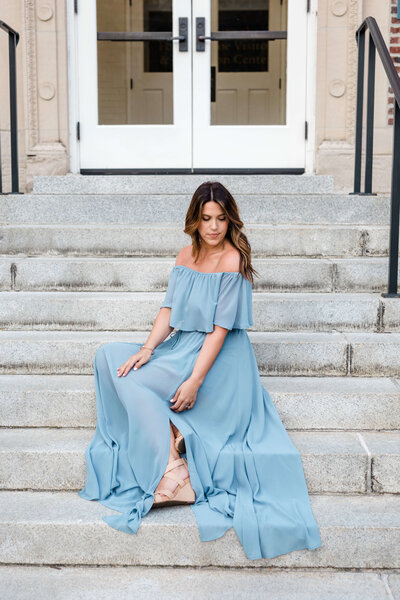Lifestyle Family Photographer Williamsburg Virginia client closet of curated outfits