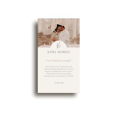 Elegant photography Instagram story template
