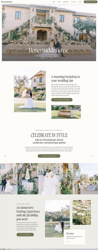 Magnolia Showit template