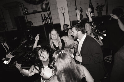 Willowdale Estate Winter Wedding candid family photos