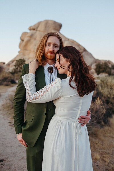 Joshua tree elopement photographer