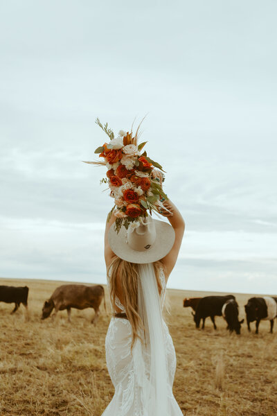 cattle rancher wedding