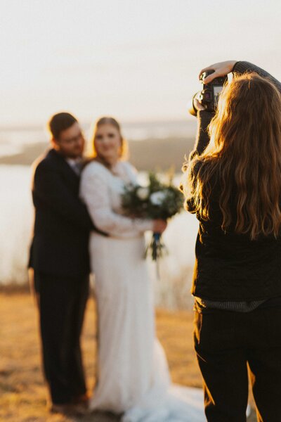 woman smiling at camera