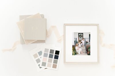 Heirloom albums are fully customizable by Nashville baby photographer Courtney Houk