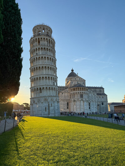 The Leaning Tower of Pisa in Pisa, Italy