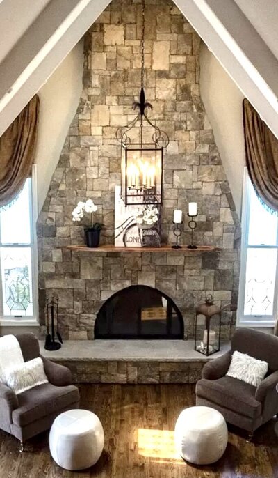 DRL Home Staging New Jersey Fireplace living room