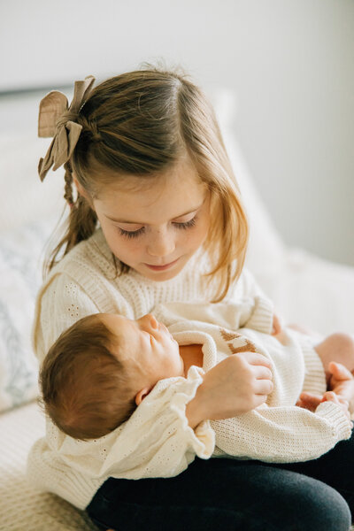 In Home Lifestyle Newborn Photo Session Spring Hill TN