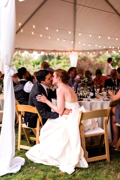 Bride and Groom in Washington, State.