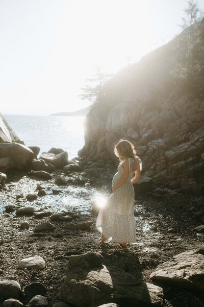West Vancouver Beach Maternity Photography