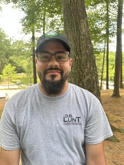 Electrician at D.B. Lunt Electrical Contractors head shot