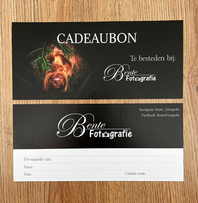 Cadeaubon bestellen