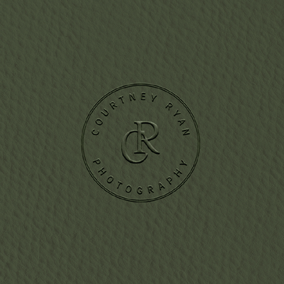 The Peach Poppy branding shown in blue with peach on a light background.