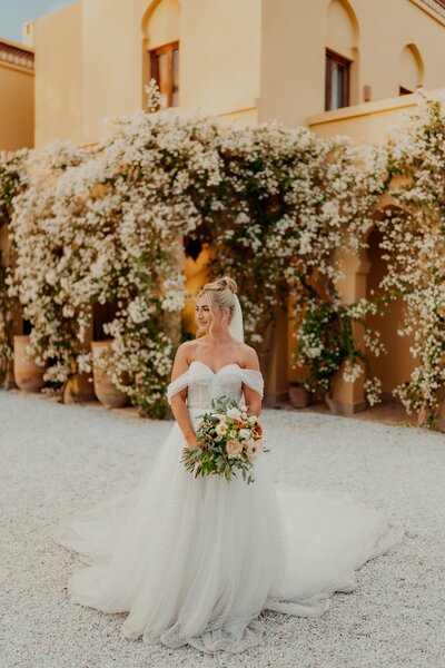 Bride and Groom Posing