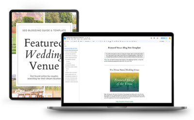 wedding venue blog post template with SEO guide
