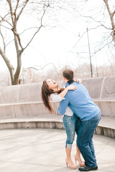 light and airy engagement session photographer