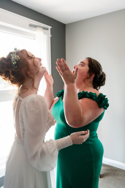wedding photos at Coffee Oysters & Champagne Bar in Toronto