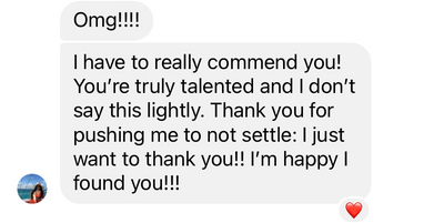 MarikaEsthetique Testimonial