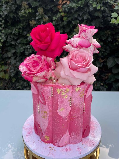 celebration floral cake designer cambridgeshire suffolk elifs patisserie