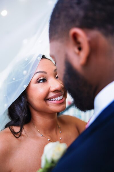 Zanab Jaffrey in wedding dress taken by Dallas wedding photographer Jameson Ray