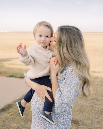 Mom holding baby by Lawton Ok Photographer